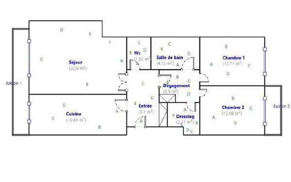 Appartement à vendre    3 pièces • 76 m2 Paris 11