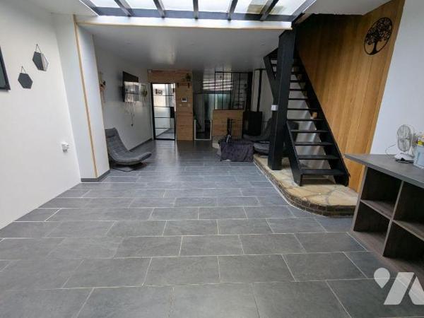 A VENDRE - Pas-de-Calais - AUXI LE CHATEAU - MAISON DE VILLE RENOVEE 84m² HAB. 2 CHAMBRES AVEC ...