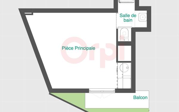 Appartement à vendre    1 pièce • 15,83 m2 Palaiseau