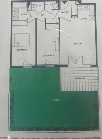 Appartement 3 pièces 58 m² GUJAN MESTRAS - 33470