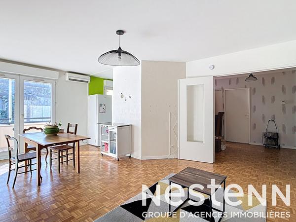 NEUVILLE SUR SAONE - APPARTEMENT T2 62 M² AU CALME VUE ARBOREE AVEC CAVE ET GARAGE PROCHE DES COMMERCES