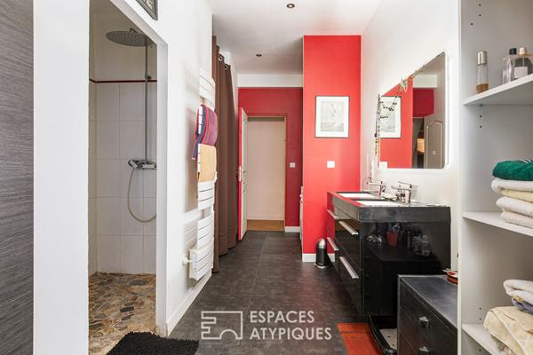 Ancien atelier réhabilité et ses galeries à Toulouse