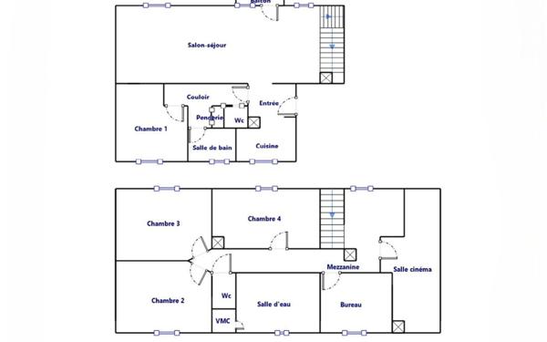 Appartement à vendre    6 pièces • 118 m2 Avrillé