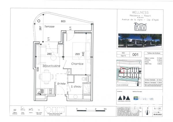 Location appartement 2 pièces 35 m² Agde