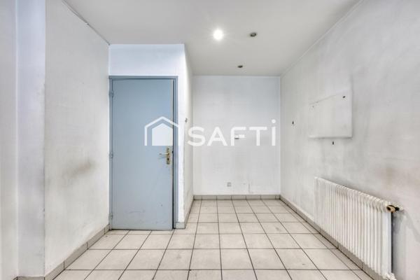 Paris 19e – Manin / Jaurès – Local commercial 58.51 m² + cave 19m² – Double accès