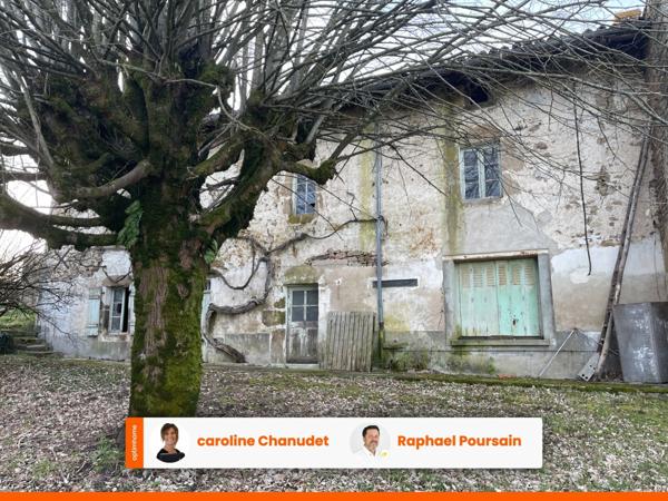 Corps de ferme à rénover avec terrain de 1203 m2