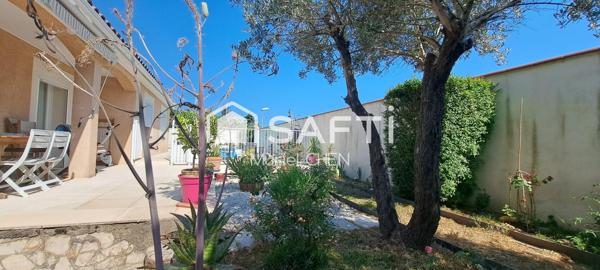 AUBORD : villa avec garage, jardin et piscine