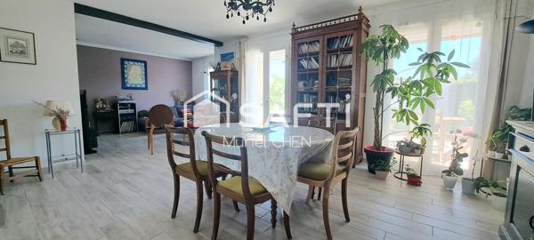 AUBORD : villa avec garage, jardin et piscine