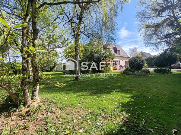 Maison 4chbs,grande pièce à vivre, jardin+champ