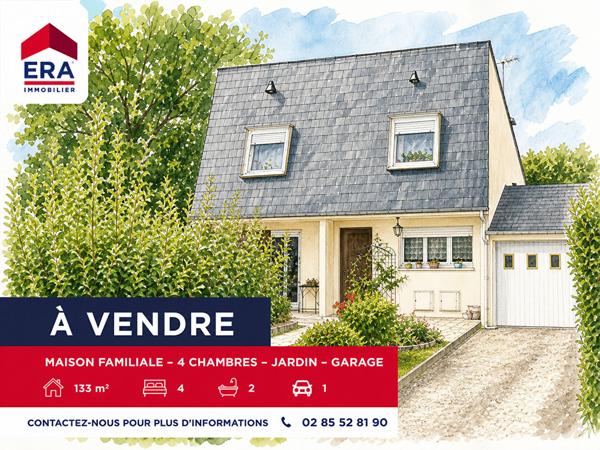 Maison Reze 4 chambres 133m²