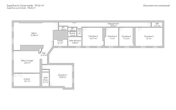 Appartement Paris 3e - VILLAGE LANCRY / JACQUES BONSERGENT