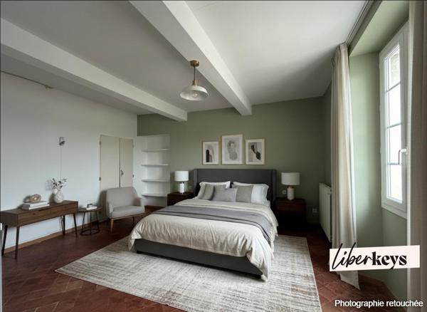 Maison de ville avec cour, Mazan centre