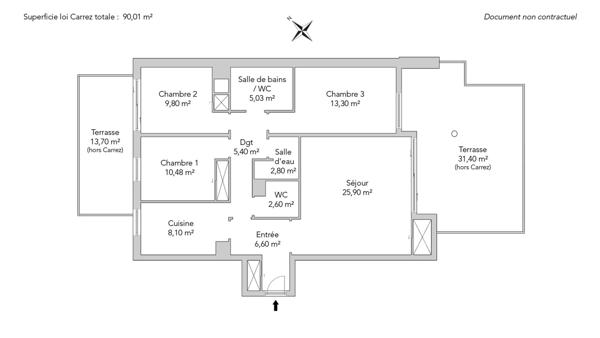 Appartement Levallois-Perret - ILE DE LA JATTE