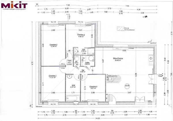 House for sale 5 rooms 98 m² Peaugres