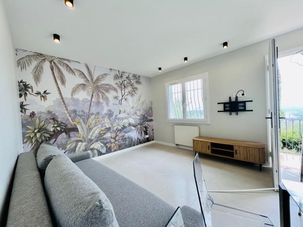 Nice (06200) 3 pièces 81.34 m² + jardin + terrasse CASTAGNIERS / REZ DE VILLA