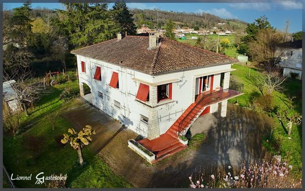 Maison à vendre 9 pièces d’environ 188 m² 7 chambres à Port-Sainte-Foy-et-Ponchapt (24)