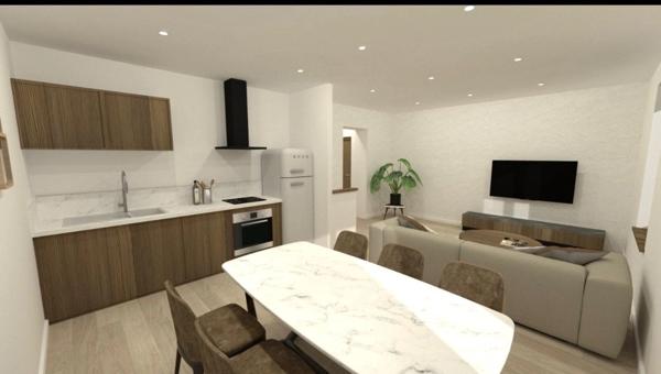 EPINAL (88) A vendre appartement entièrement rénové T3 de 74m² en carrez, + garage de 50² + terrain .