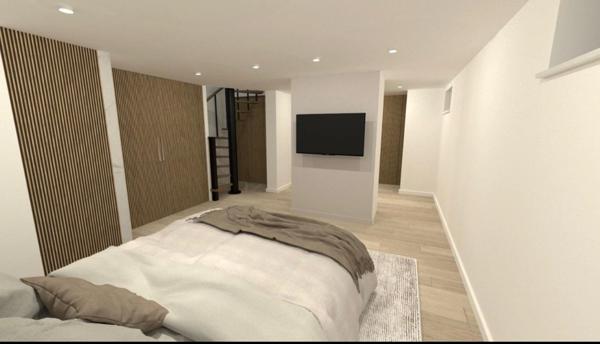 EPINAL (88) A vendre appartement entièrement rénové T3 de 74m² en carrez, + garage de 50² + terrain .