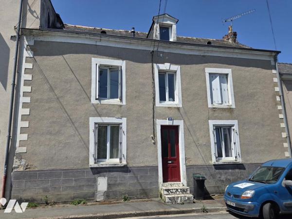Maison proche centre ville avec jardin, trois chambres, 82m² habitables