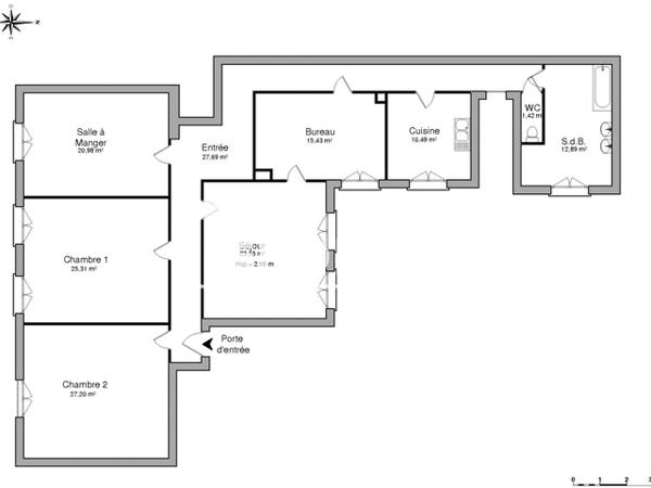 Location Appartement 5 pièces 164.96 m² - 48 RUE FBG DE PIERRE Strasbourg 67000