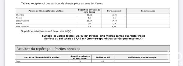 Appartement à vendre 2 pièces 35 m² Gonesse