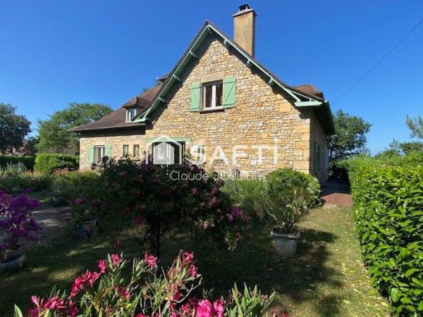 NAUSSAC - Maison Quercynoise - 7 Pièces - 209 m² habitables