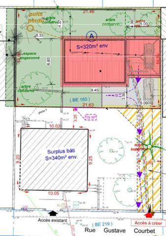 #secteur G.PERI#proximité tramway T10 # Environnement calme ? Terrain arboré de 700 m² # Possibilité d'extension ou de construction
