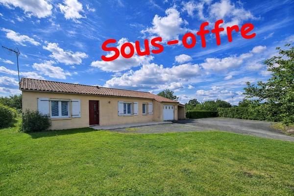 Maison de plain?pied - 2 chambres - terrain 1000m²