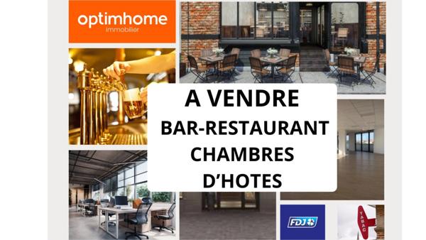 À vendre : Murs et Fonds de Commerce – Bar, Restaurant & Chambres d’Hôtes, proche CANCALE