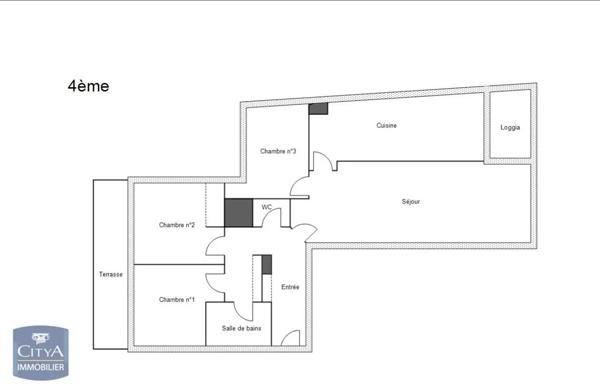 Appartement à vendre 4 pièces 75m²