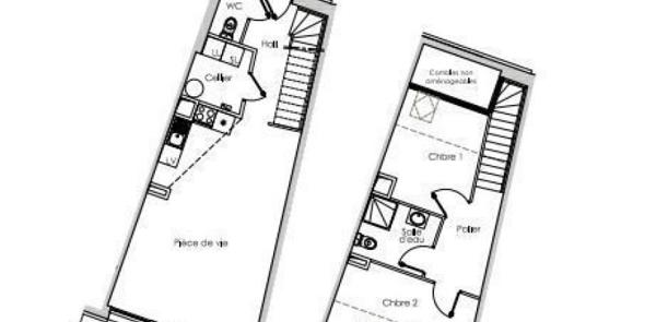 Appartement 3 pièces de 69 m² à Haute-Goulaine (44115)