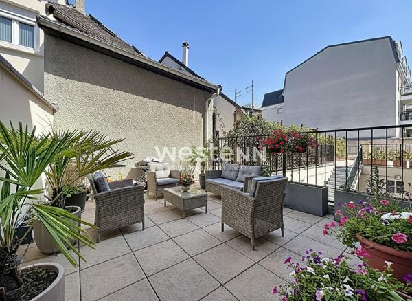 MEUDON À LA LIMITE D'ISSY LES MOULINEAUX - Maison 6 pièces avec terrasse et garage