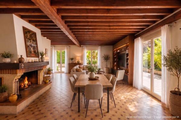 COLLONGES AU MONT D'OR - maison 215m² - terrain 1561m² -4 chambres - Piscine - Garage - sous-sol 65 m²