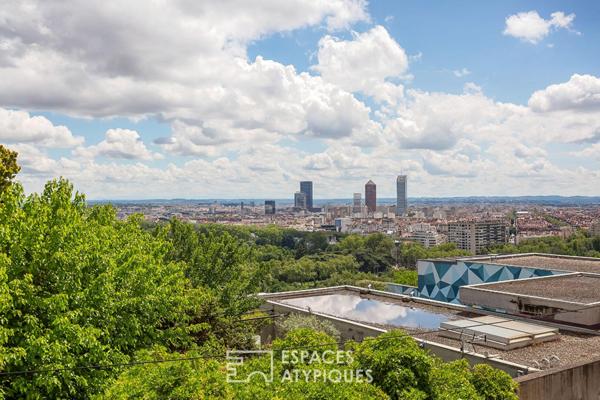 Magnifique appartement de standing avec terrasse et vue imprenable sur Lyon