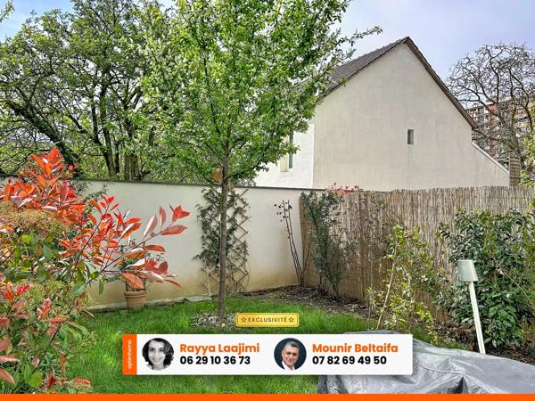 MONTREUIL – T3 RÉCENT AVEC JARDIN 39 M² et TERRASSE (PARKING en sus du prix)