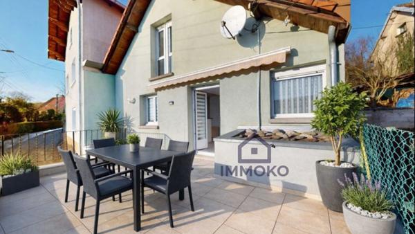 Bourogne (90140) Maison mitoyenne 5 pièces avec garage et terrasse