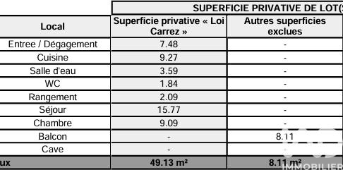 Appartement à vendre 2 pièces 49 m² Tremblay-en-France