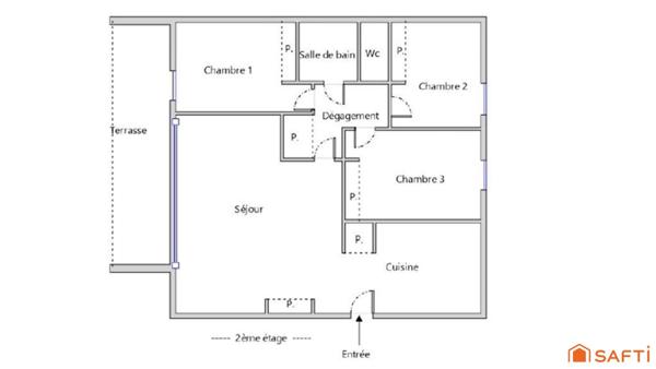 Élégant T4 81m²,Traversant,Terrasse,Vue mer,Garage