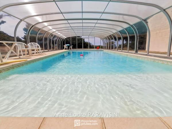 Fendeille, Maison avec piscine, parc arboré et dépendances