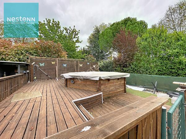 A vendre, maison de plain pied 111m², 4 chambres, garage, piscine hors sol, terrain d'environ 900m² à 3 minutes de Villefranche de Lauragais