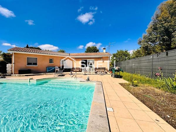Maison 3 chambres, proche du tram, au calme avec piscine