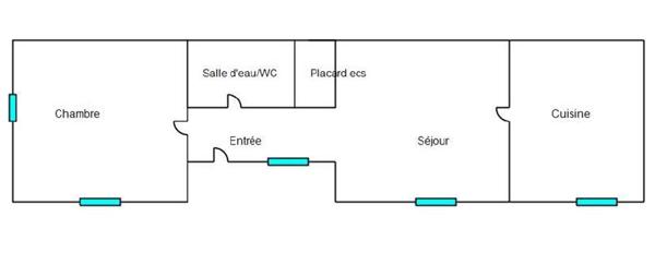 Immeuble 4 pièces - 90 m²