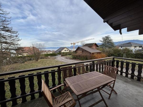 EXCLUSIVITÉ  Excenevex Villa individuelle T5 110m², sous-sol (74140)