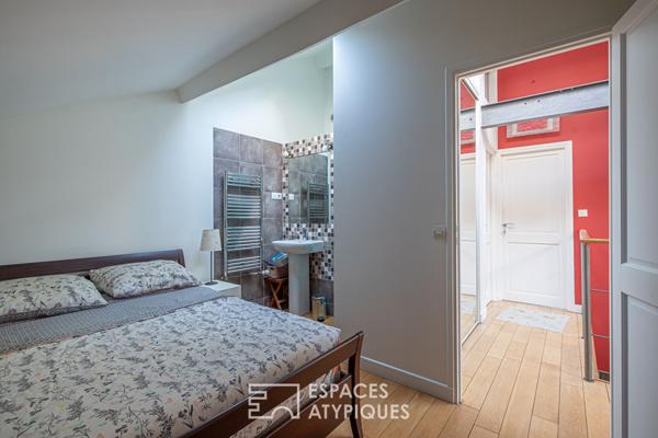Loft familial avec toit cathédrale