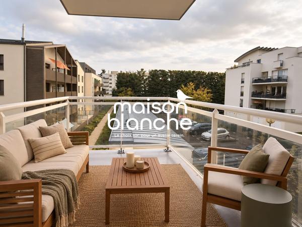 TOURS NORD -T3 AVEC BALCON,PARKING&CAVE