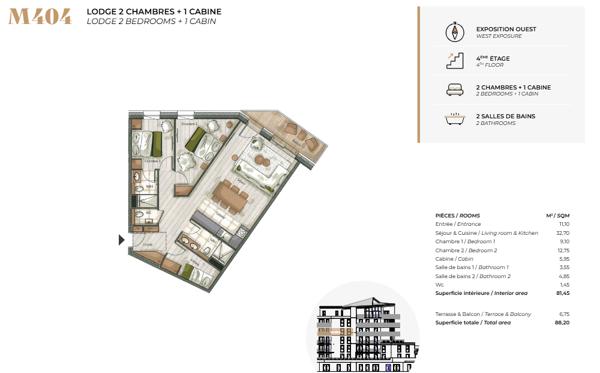 Appartement à vendre à Tignes (73320) - Savoie