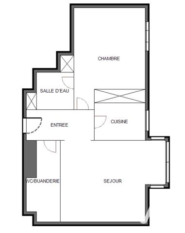 Appartement à vendre 2 pièces 53 m² Levallois-Perret