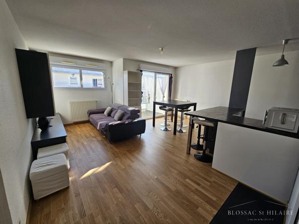 Poitiers EST, appartement de type 2 d'environ 44 m² avec parking et terrasse