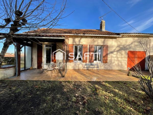 Maison plain-pied de 70m2 avec jardin et garage