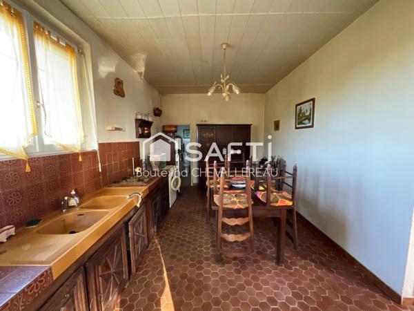 Maison plain-pied de 70m2 avec jardin et garage